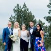 gorgeous mountaintop wedding in boulder, colorado - liz trinnear and nathaniel motte with family