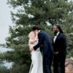 gorgeous mountaintop wedding in boulder, colorado - liz trinnear and nathaniel motte wedding ceremony