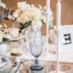 an icy blue winter inspired styled shoot - tablescape