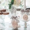 an icy blue winter inspired styled shoot - cake pops