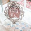an icy blue winter inspired styled shoot - mirror