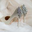 a garden-inspired diy wedding in hamilton, ontario - wedding shoes