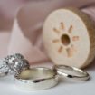 a garden-inspired diy wedding in hamilton, ontario - wedding rings