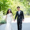 a garden-inspired diy wedding in hamilton, ontario - bride and groom