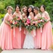 a garden-inspired diy wedding in hamilton, ontario - bride and bridesmaids