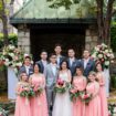 a garden-inspired diy wedding in hamilton, ontario - bride and groom with wedding party