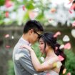 a garden-inspired diy wedding in hamilton, ontario - bride and groom