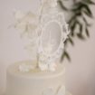 a garden-inspired diy wedding in hamilton, ontario - cake topper