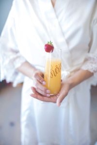 a bright, fresh summer wedding in montreal - mimosa glass