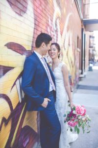 a bright, fresh summer wedding in montreal - bride and groom