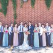 a bright, fresh summer wedding in montreal - bride and groom with wedding party