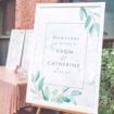a bright, fresh summer wedding in montreal - welcome sign