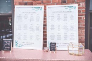 a bright, fresh summer wedding in montreal - seating chart