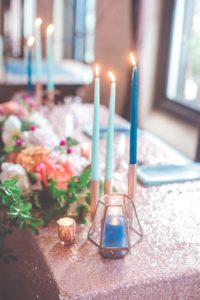 a bright, fresh summer wedding in montreal - candles