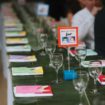 a colourful diy wedding in toronto - tablescape