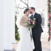 an elegant winter wedding in prince edward island - bride and groom