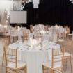 an elegant winter wedding in prince edward island - reception decor