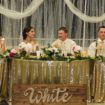 a gold wedding in saskatchewan - reception
