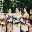 a gold wedding in saskatchewan - bride and bridesmaids