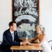 a modern copper and silver wedding in winnipeg, manitoba - bride and groom