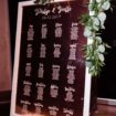 a modern copper and silver wedding in winnipeg, manitoba - seating chart