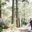 a romantic woodsy wedding in muskoka, ontario - bride and groom