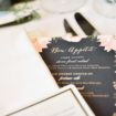 an ultra-romantic wedding in cambridge, ontario - menu