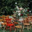 a vibrant mediterranean wedding in caledon, ontario - ceremony seating