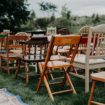 a vibrant mediterranean wedding in caledon, ontario - ceremony seating