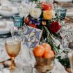 a vibrant mediterranean wedding in caledon, ontario - reception decor