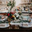 a vibrant mediterranean wedding in caledon, ontario - reception decor