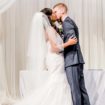 a romantic, elegant wedding in vaughan, ontario -the kiss