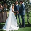 Minimalist Garden Wedding in Caledon, Ontario- Bride and Groom