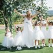 Minimalist Garden Wedding in Caledon, Ontario - Flower Girls
