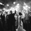 Rustic Boho Chic Wedding in Caledon, Ontario - Sparklers