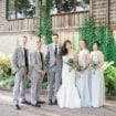 A Minimalist Marble Wedding in Winnipeg - groomsmen and bridesmaids