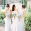 A Minimalist Marble Wedding in Winnipeg - bride with bridesmaids