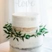 A Minimalist Marble Wedding in Winnipeg - cake