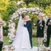 A Romantic Fairy-Tale Wedding In Toronto - first kiss