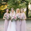 A Romantic Fairy-Tale Wedding In Toronto - bride with bridesmaids