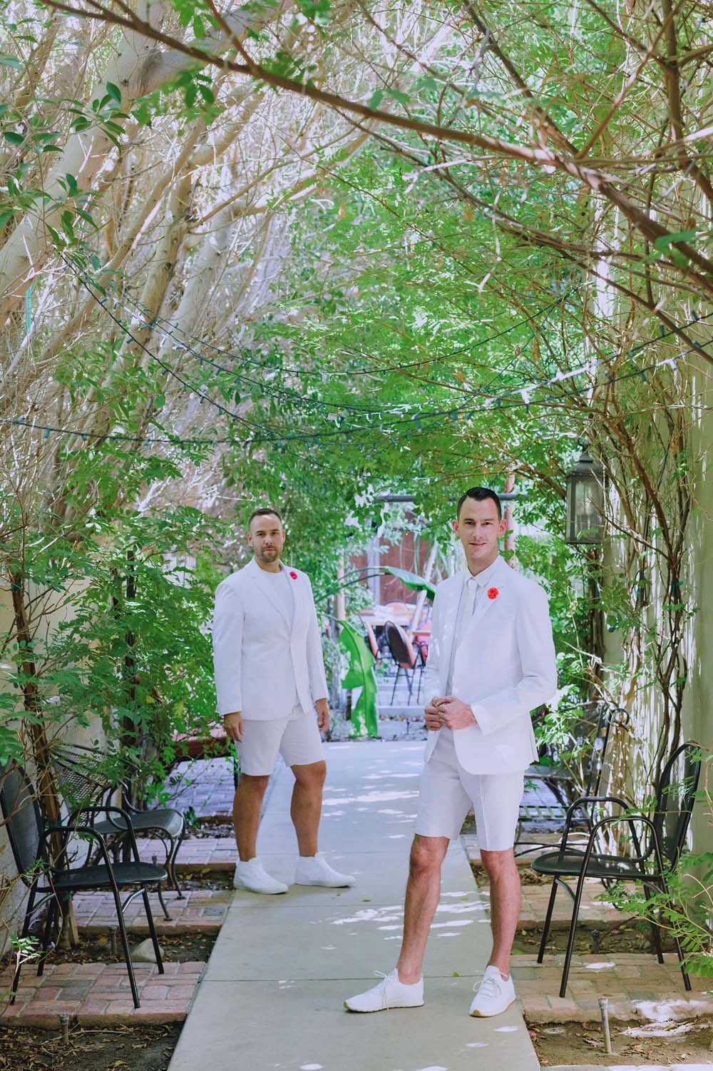 A Fabulous Same-Sex Wedding In Palm Springs, California - grooms