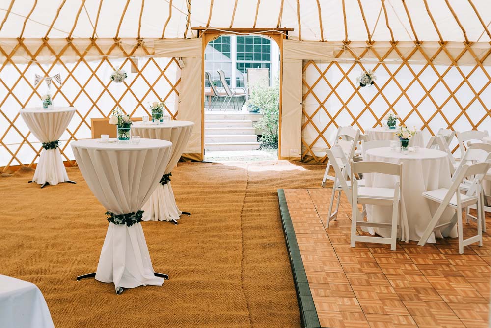 A-Rustic-Backyard-Wedding-in-Nova-Scotia- Tent Interior