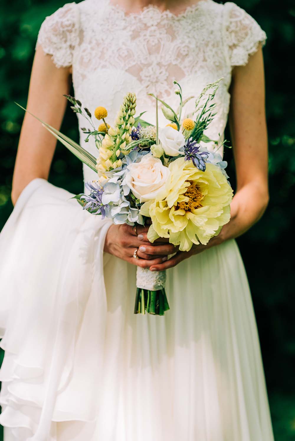 A-Rustic-Backyard-Wedding-in-Nova-Scotia- Bride's Bouquet