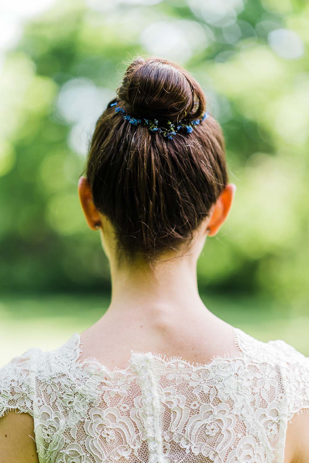 A-Rustic-Backyard-Wedding-in-Nova-Scotia- Bride's Hair