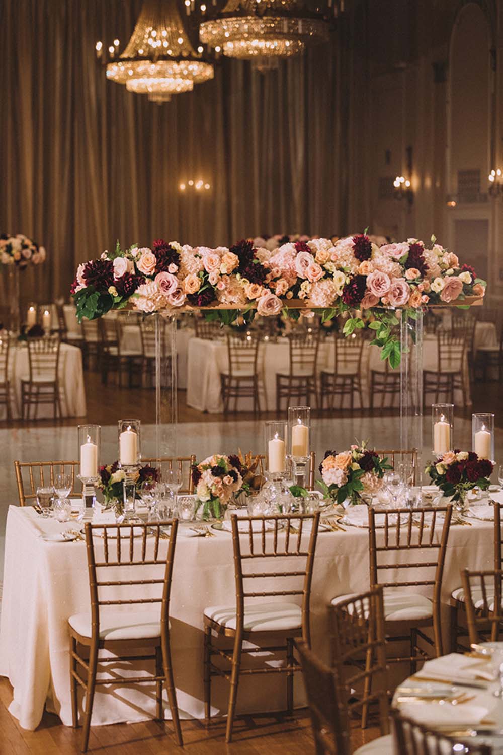 An Elegant Wedding with Cultural Elements - Dining tables