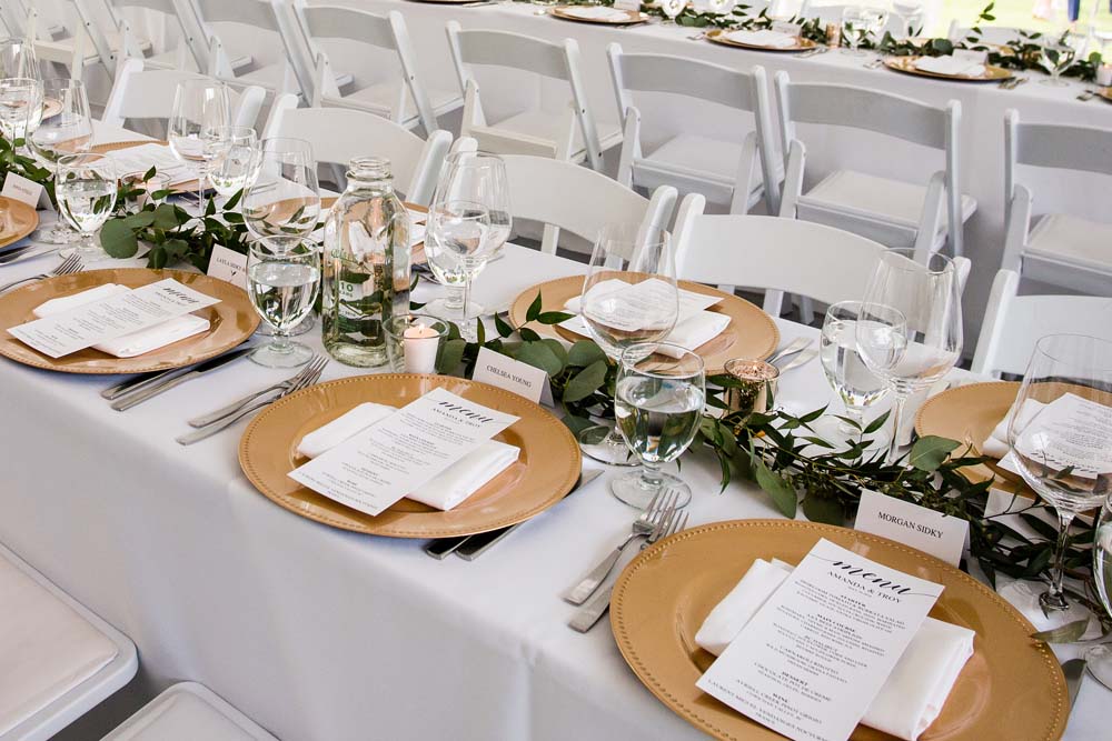 A-Modern-Lakeside-Wedding-In-Burnaby-British-Columbia-Place Settings
