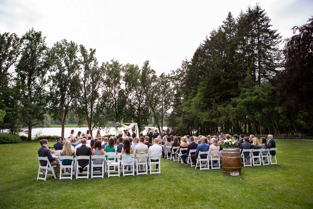 A-Modern-Lakeside-Wedding-In-Burnaby-British-Columbia-Wedding Guests