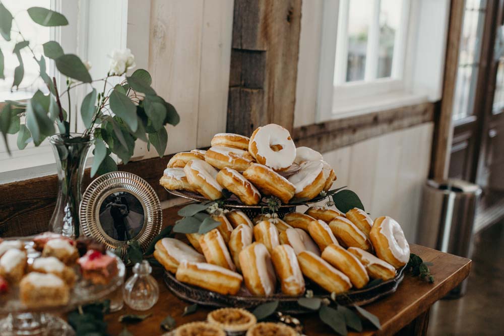 A Rustic-Chic Farm Wedding Outside Of Ottawa - donuts