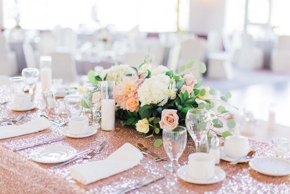 A Rustic, Whimsical Wedding in Tottenham - Tablescape