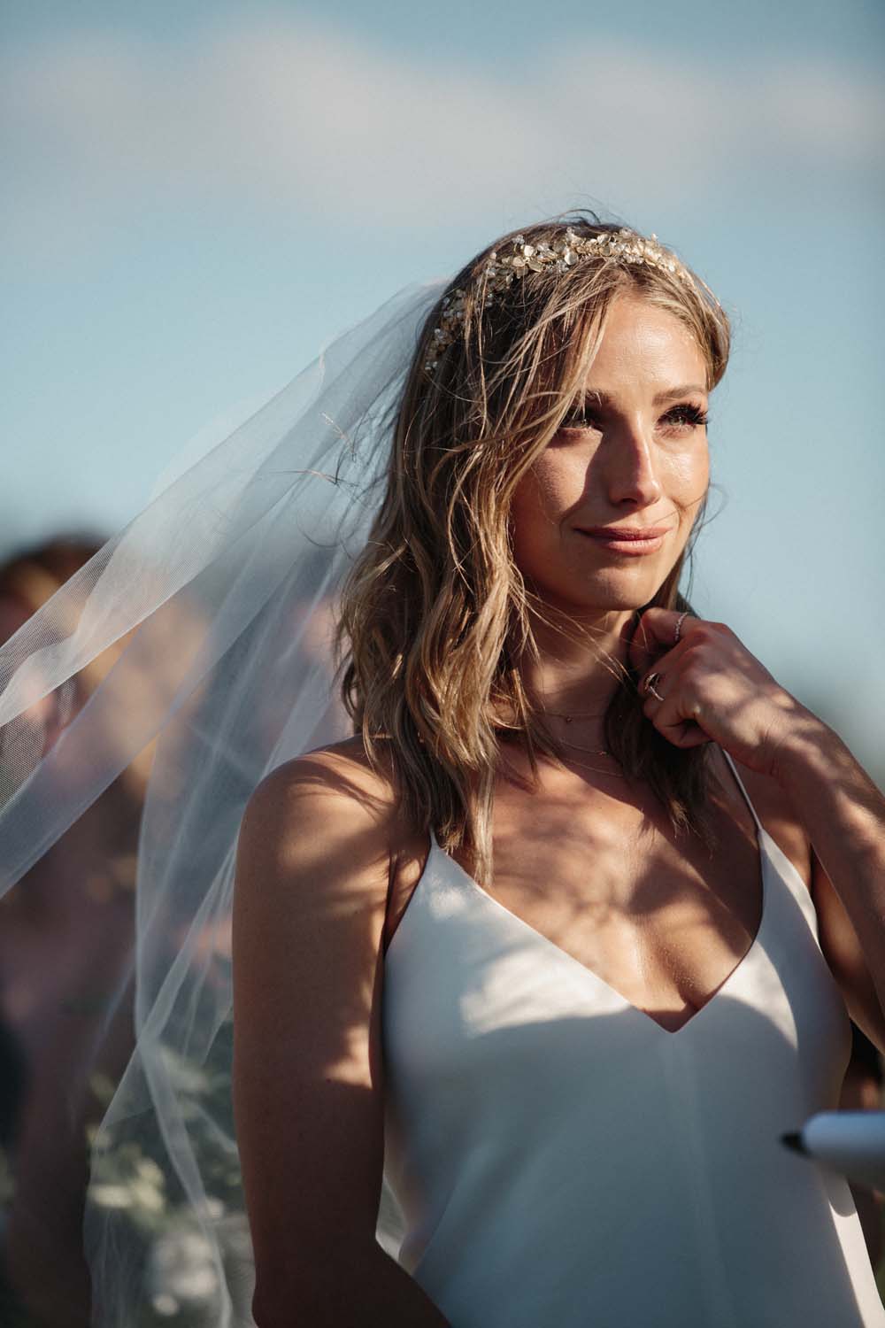 Jill Lansky of The August Diaries' Modern-Chic Wedding In British Columbia - bride